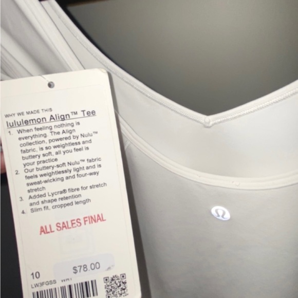 Lululemon Aloha Align Top RARE, NEW WITH TAGS! - Picture 4 of 4